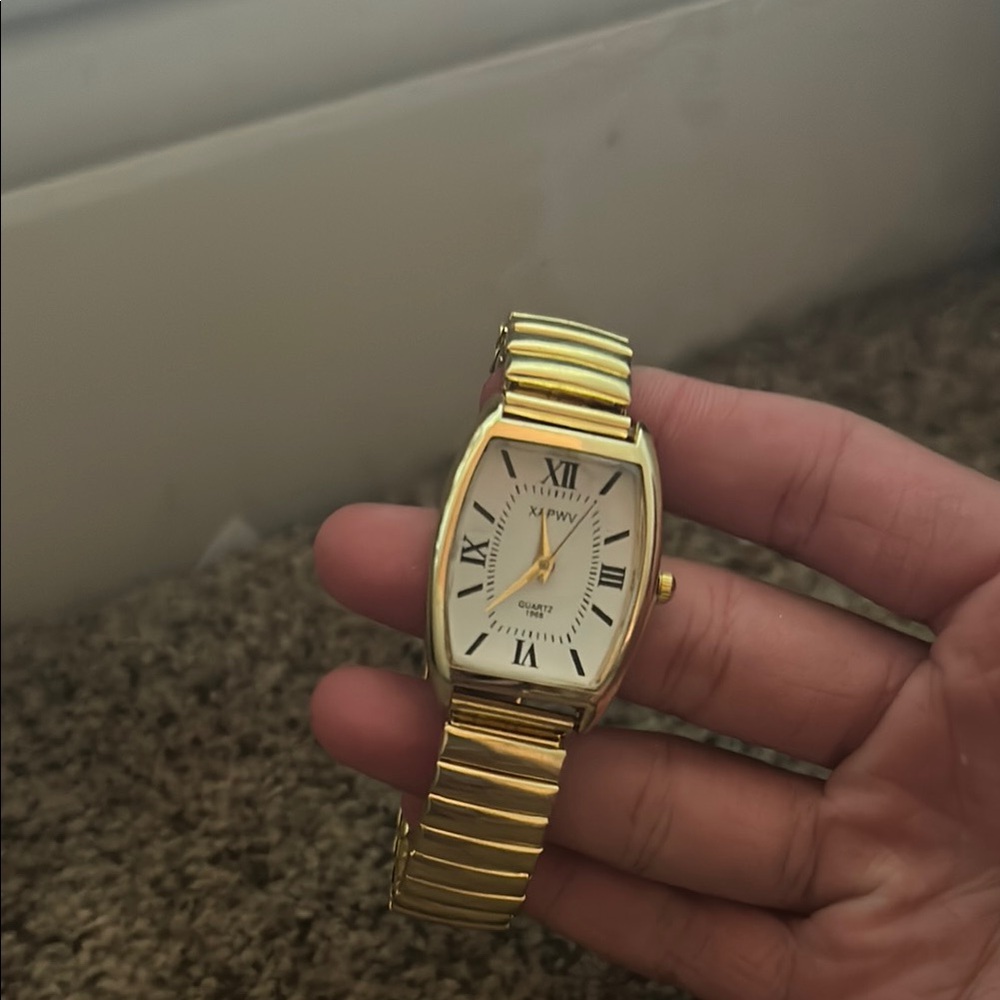 Gold Roman Numeral Watch